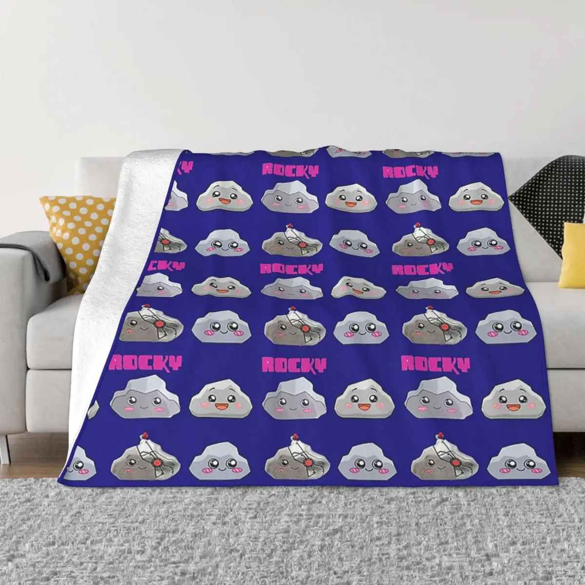 Cute Rocky Lankybox Lanky Box Coperte Flanella Inverno Traspirante Super Caldo Coperte Per Letto Auto Tappeto Pezzo