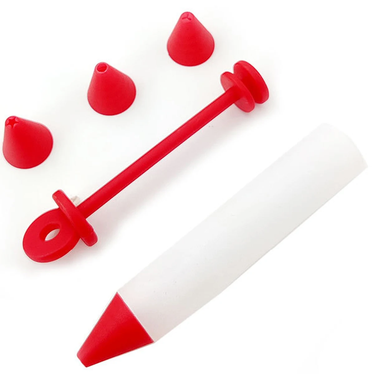 1PC Silicone piping pen cream cake DIY writing pen baking tool decoration for Western food plate jam pen