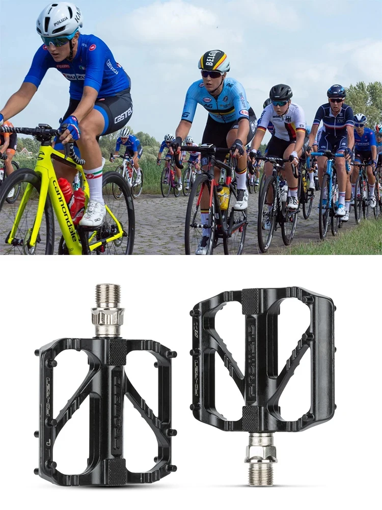 Description Picture 3 of itemR27 Road Bicycle Pedal Non Slip DU Bearing Bike Pedal Light Weight Cycling Platform Classic Pedal Cycling Accessories*