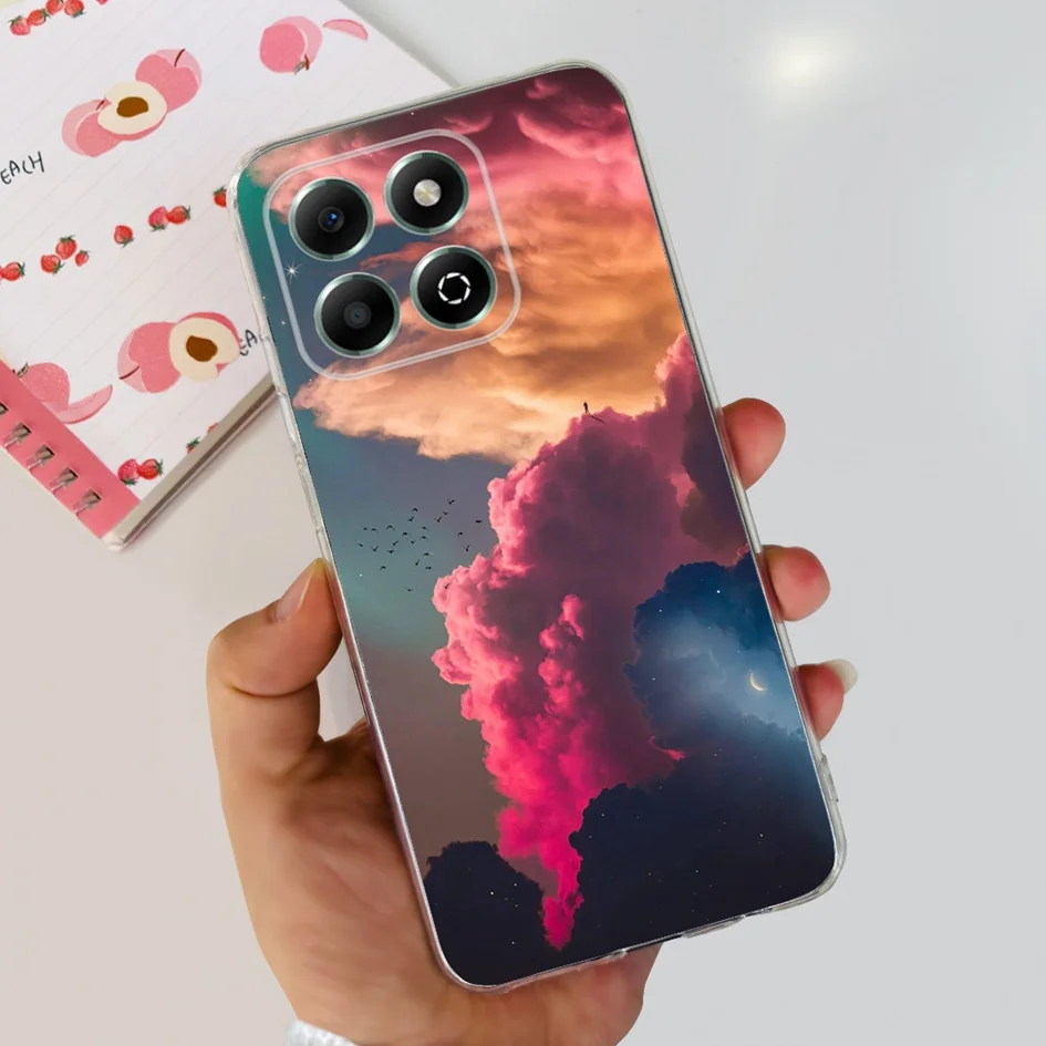 Charming Love Heart Cartoon Soft Silicone TPU Phone Cover -
