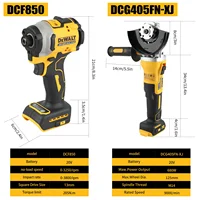DeWalt Dcf850 ou Dcg405FN ou DWbag tournevis électrique meuleuse d'angle polisseuse perceuse à main perceuse à percussion 5