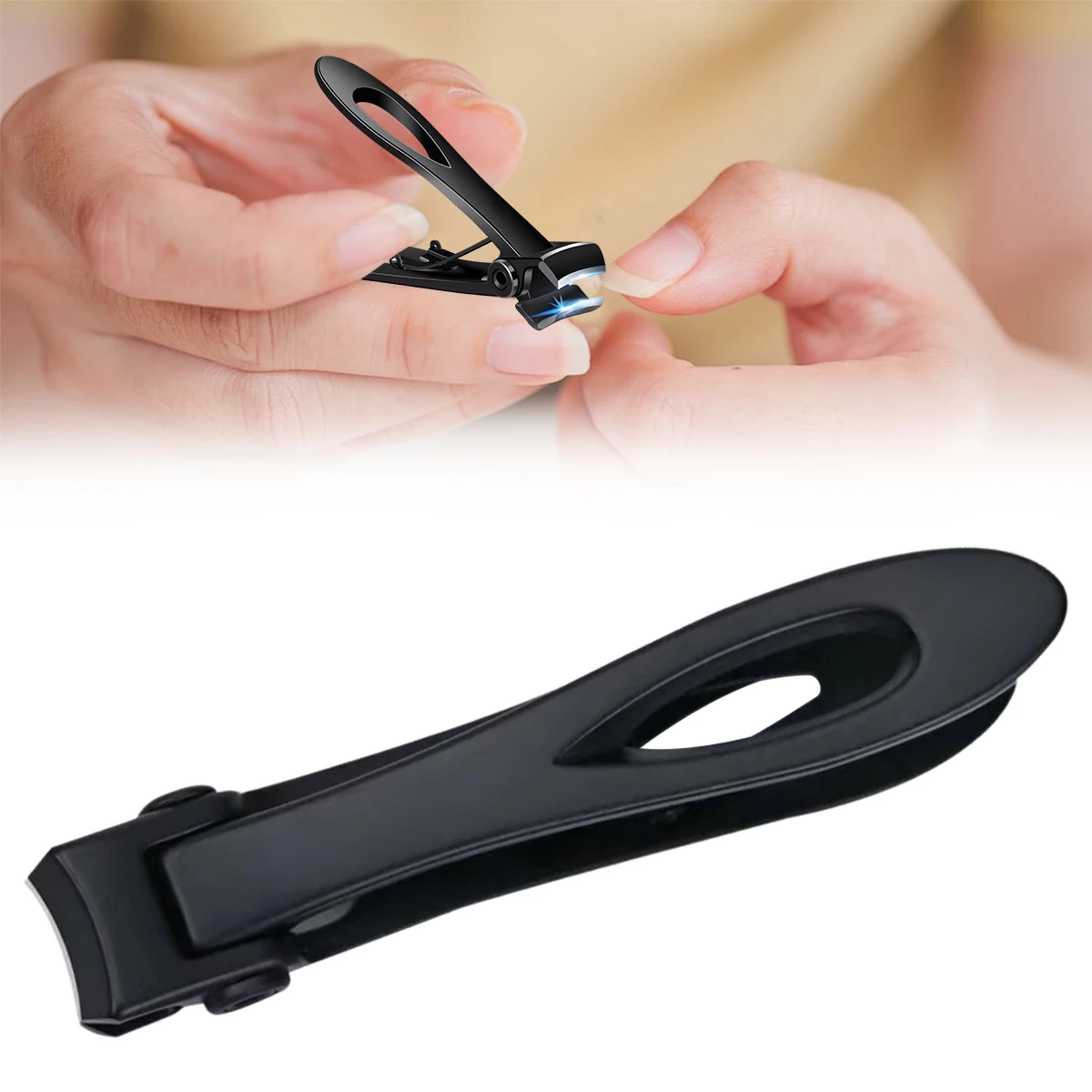 1 Pcs Professional Nail Cutter Stainless Steel Nail Clippers Toenail Fingernail Manicure Trimmer Toenail Clippers for ThickNails