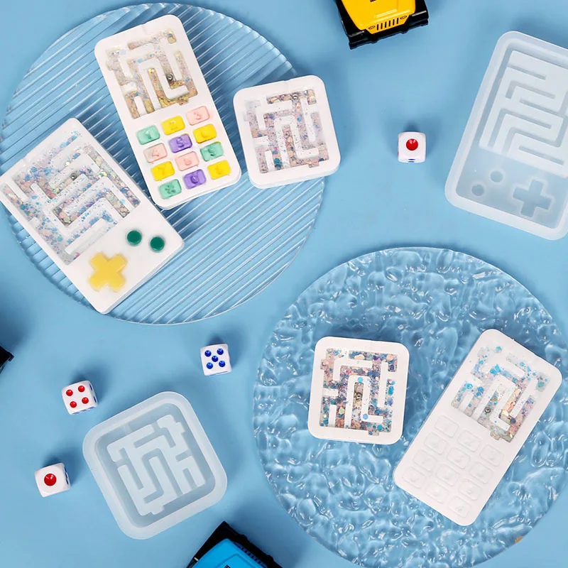 FineInno 12pcs Résine Moules Pendentif Outil Outil Bricolage