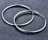 Women 100% 925 sterling silver Hoop Earring Round Circle Loop Gifts Box Packing Simple Silver Hoop Earrings Piercing 4