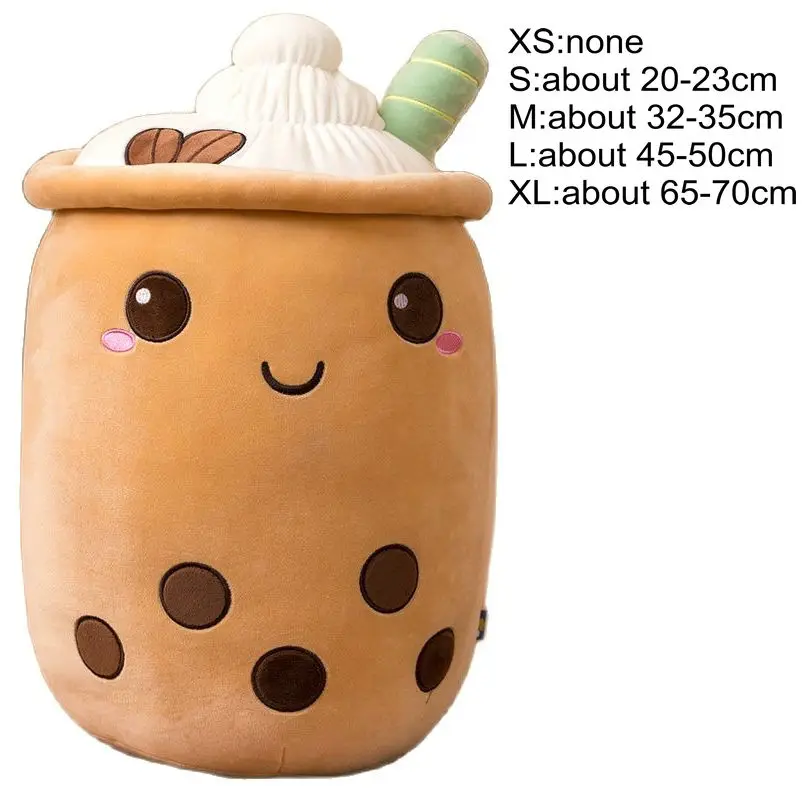 thumbnail image 1 of Peluche de té de leche de Boba para niños, juguete de peluche suave, café Latte Americano, sabor a té con leche, almohada de abrazo, bolas, cojín de taza de té Bubo, 1 of 5