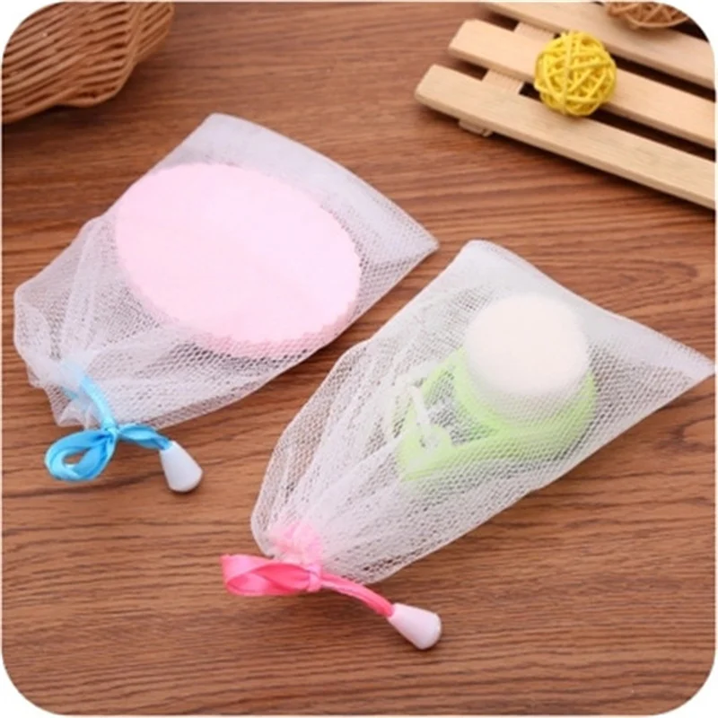 Reusable Bubble soap bag Removal Pimple Pores Acne Mesh Produce Bags Washable Eco Friendly Bags for Grocery Shopping Storage