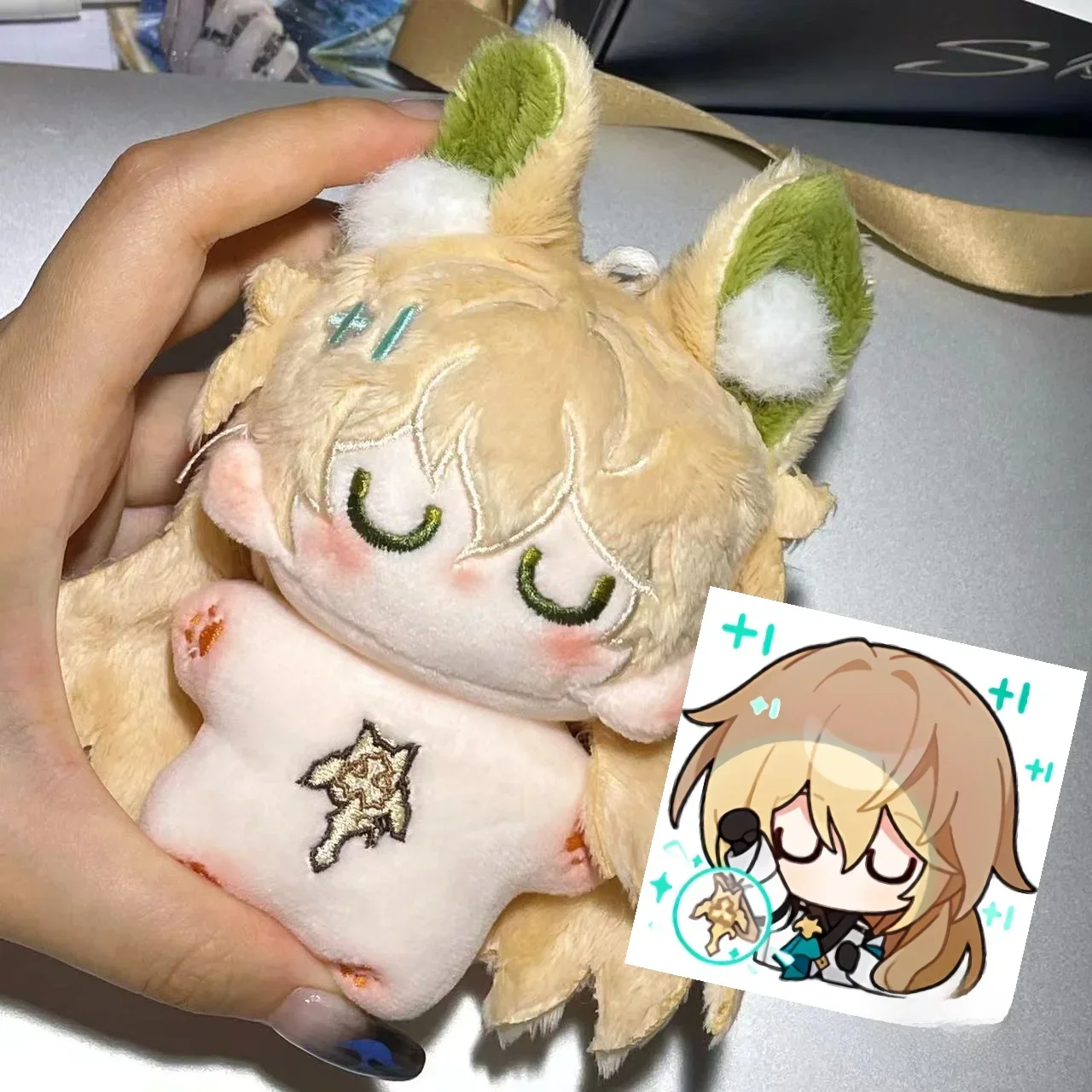 

10 см аниме Honkai: Star Rail Luocha Милая Мини Мягкая Плюшевая хлопчатобумажная кукла Dango сумка кулон косплей брелок Plushie