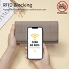 Fashion Large Capacity Women's Credit Card Holder Wallets Genuine Leather Women RFID Blocking Long wallet 2