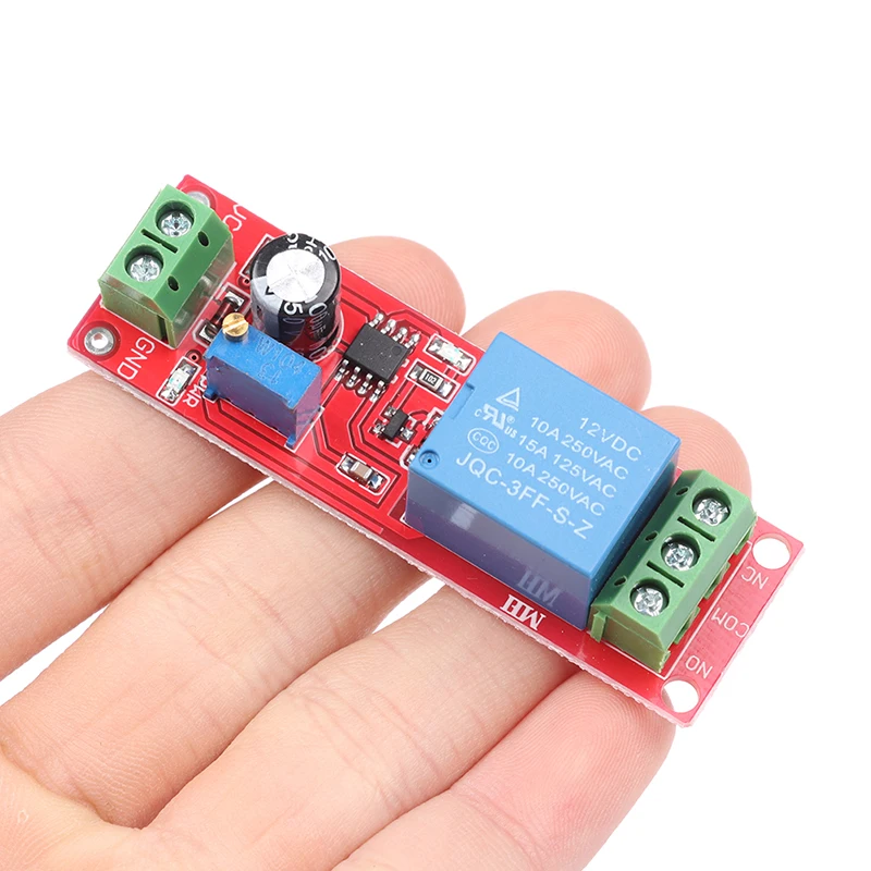 

NE555 DC 12V Delay Relay Shield Timer Switch Adjustable Module