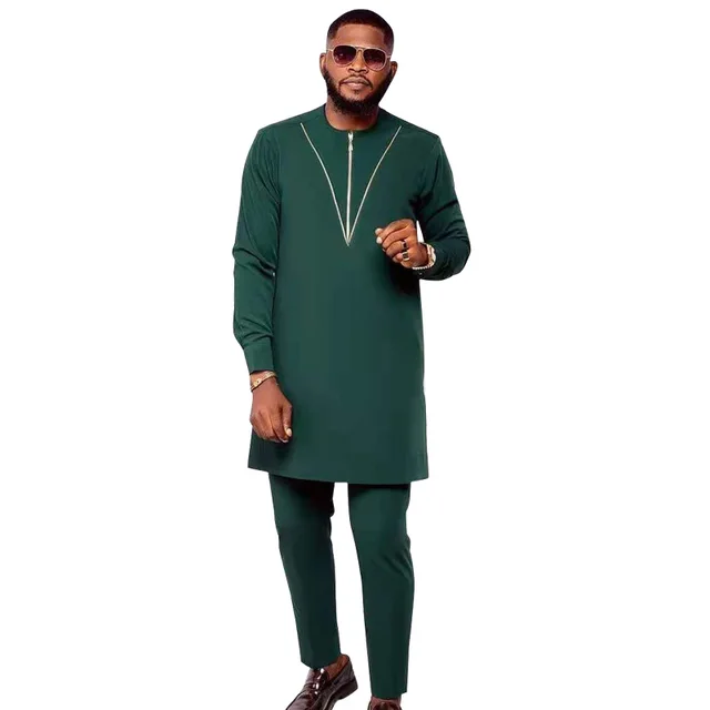 Chima Long Sleeve Senator Dashiki Outfit