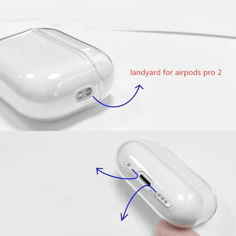 Custodia Trasparente Per Airpods Pro2 Custodia Morbida In Tpu Airpod Pro 2022 Protector Pro2 Generazione Accessori Per Auricolari Per Airpods Pro2