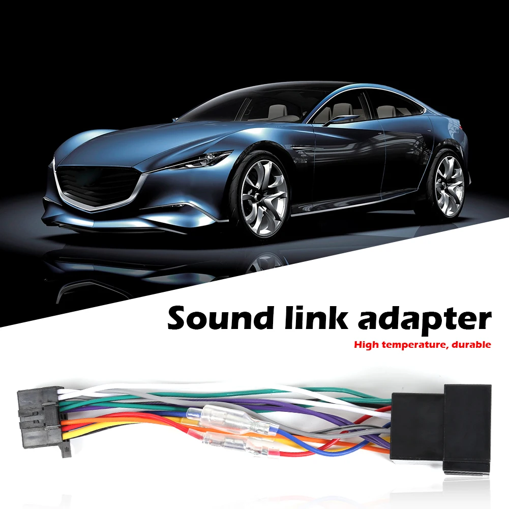 Car Stereo Radio ISO Standard Wiring Harness Plug Cable for Pioneer 2003-on