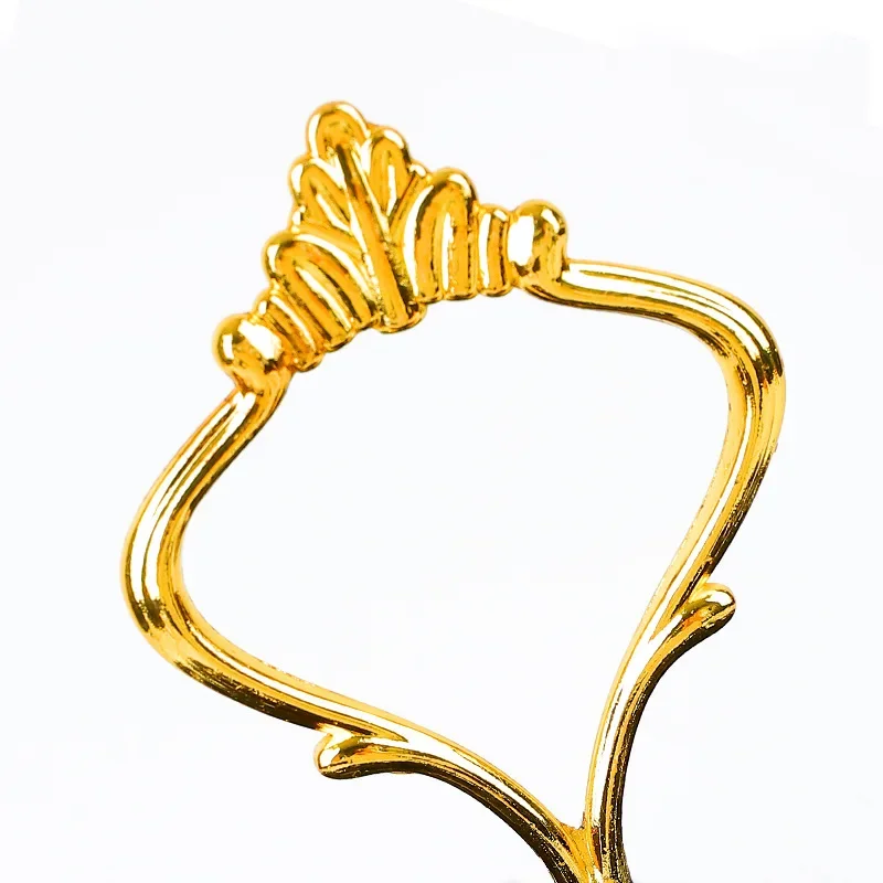 1/2/3 Tiers Zinc Alloy Crown Cake Stand Pillar Without Plate Desserts Fruits Cookie Rack Handle Wedding Party Accessories cake stand dessert stand cookie stand fruit plate stand