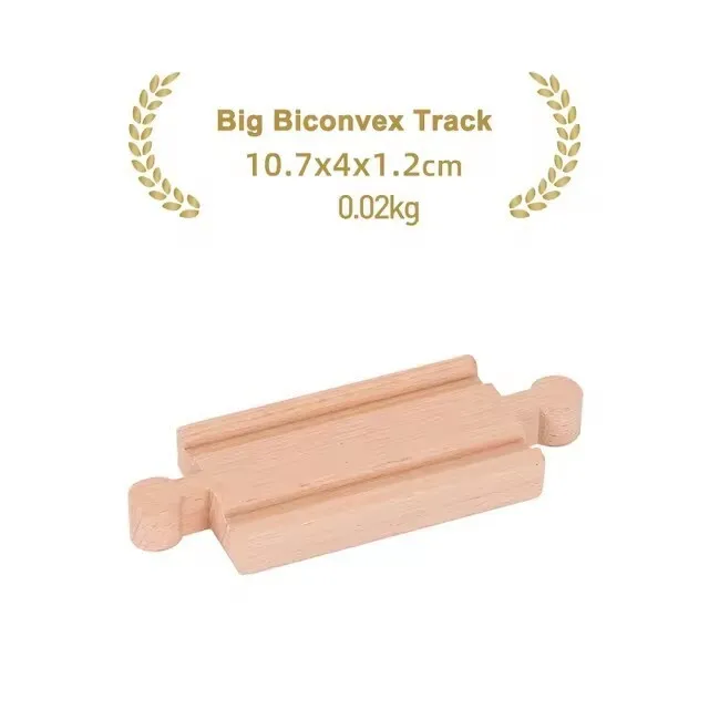 Premium Beech Wood Railway Train Track Accessories for Children’s Educational Play