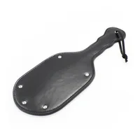 Premium PU Leather Equestrian Paddle ，Faux Leather Horse Riding Whip 2