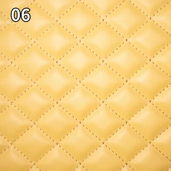 Premium Quilted Faux Leather Fabric with Thick Sponge Padding for Upholstery and DIY Projects (6)