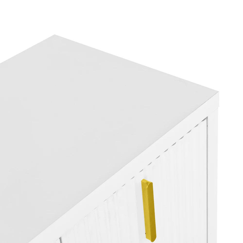 Minimalistisches schwarzes Sideboard. Die perfekte Kombination aus flexiblem Stauraum und elegantem Design. Das Sideboard mit verstellbaren Trennwänden – Detail 28