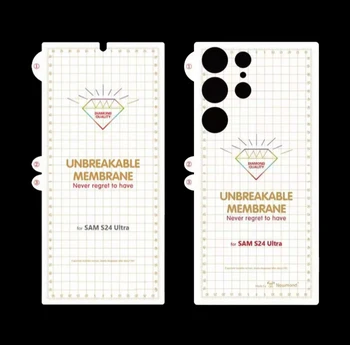 Pellicola idrogel a membrana di sicurezza 2 pezzi per Samsung Galaxy S24 Ultra S24 Plus S23 protezione schermo flessibile lucida HD anteriore posteriore