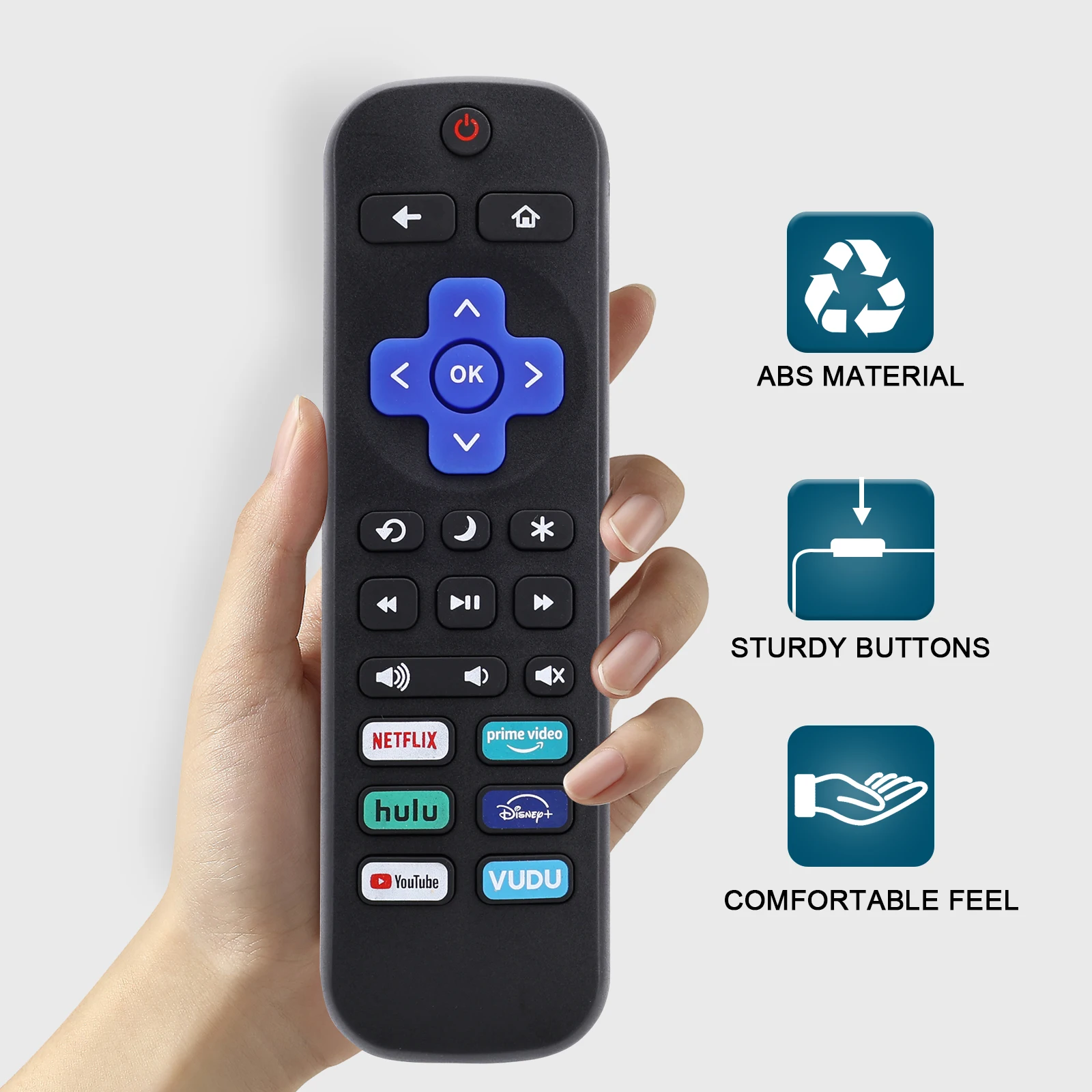 Tv Roku — сумісний із Tcl, Hisense, Onn, Sharp, Philips (не для Stick, Box або Speaker)