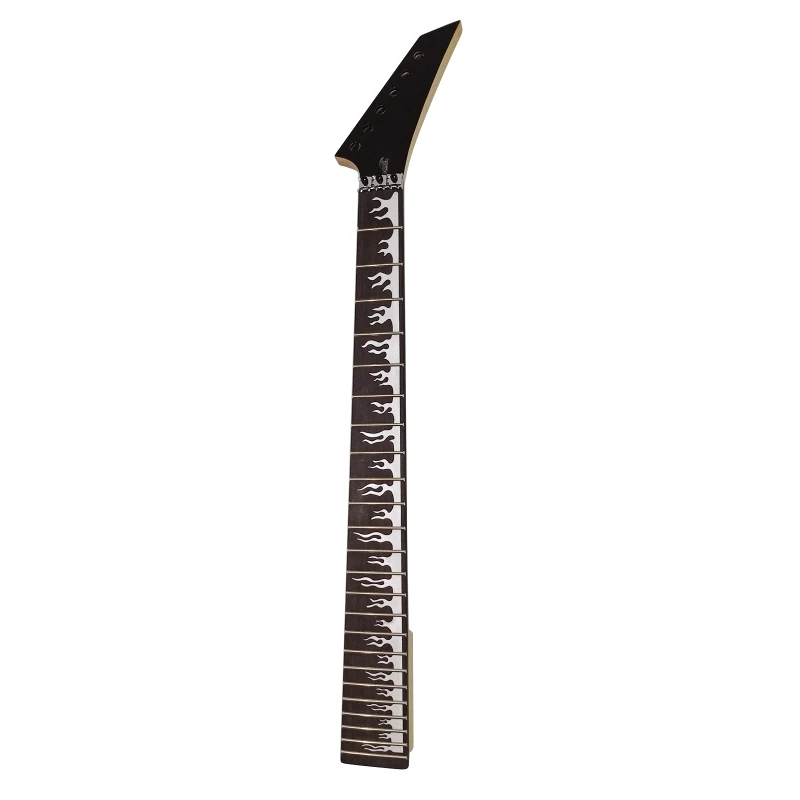 

Guitar Neck Replace Parts Durable Wooden Fretboard 27in Electric Guitar Replacement Accessory Anti Deformed Guitar Parts
