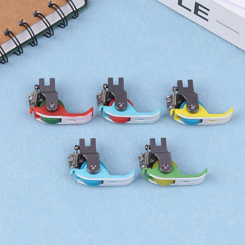 Description Picture 4 of itemUniversal Industrial Sewing Machine Leather Roller Wheel Presser Foot Of Flat Car Thick Fabric Clothing Replacement Presser Feet