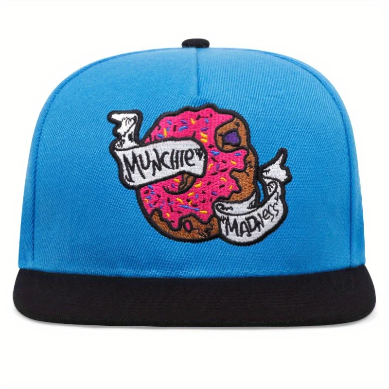 

Cartoon Embroidery Snapback Caps Men Doughnut Baseball Cap For Men Hip Hop Adjustable Trucker Hat OUtdoor Sunscreen Sun Hats