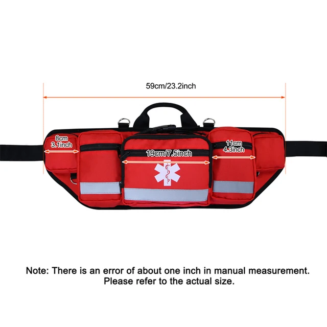 Medical First Aid Kit Bag Portable Storage 6