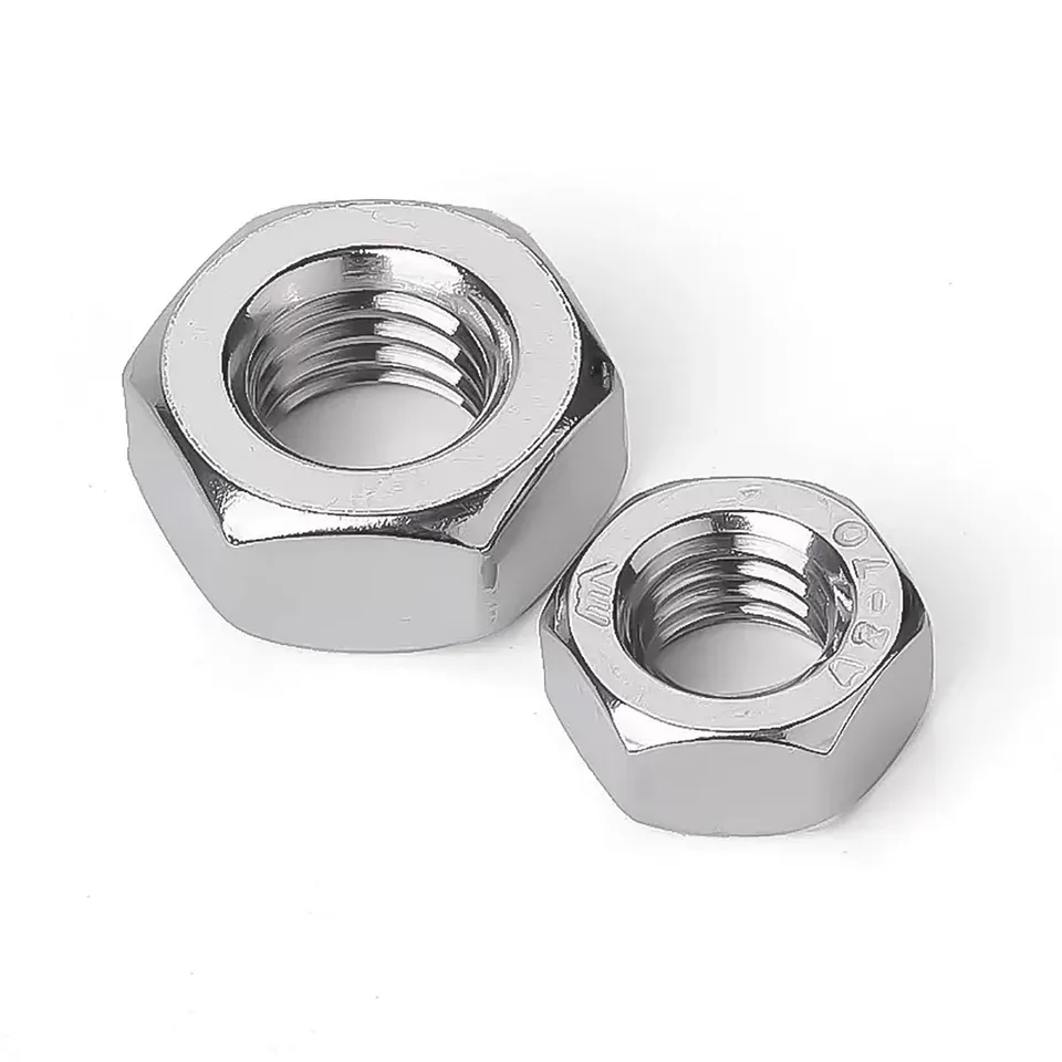 Set Dadi Esagonali M4-M16 - Filettatura Sinistra E Destra In Acciaio Inox - Foto 2