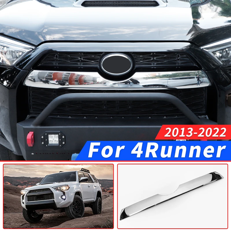 

For Toyota 4runner N280 2013-2022 Air Intake Grille Decoration Exterior Stainless Steel Modification Accessories 2021 2020 2019