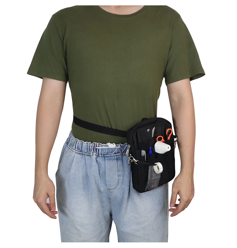 WESSLECO Nurse Organizer Belt Fanny Pack NurseTool Waist Bag Shoulder Pouch Case for Medica Scissors Care Kit Tool Storage Bag best rolling tool box
