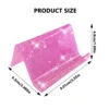 Acrylic Glitter Colorful Business Card Holder Desktop Card Stand Card Storage Display Shelf Office Supplies School Gift 5