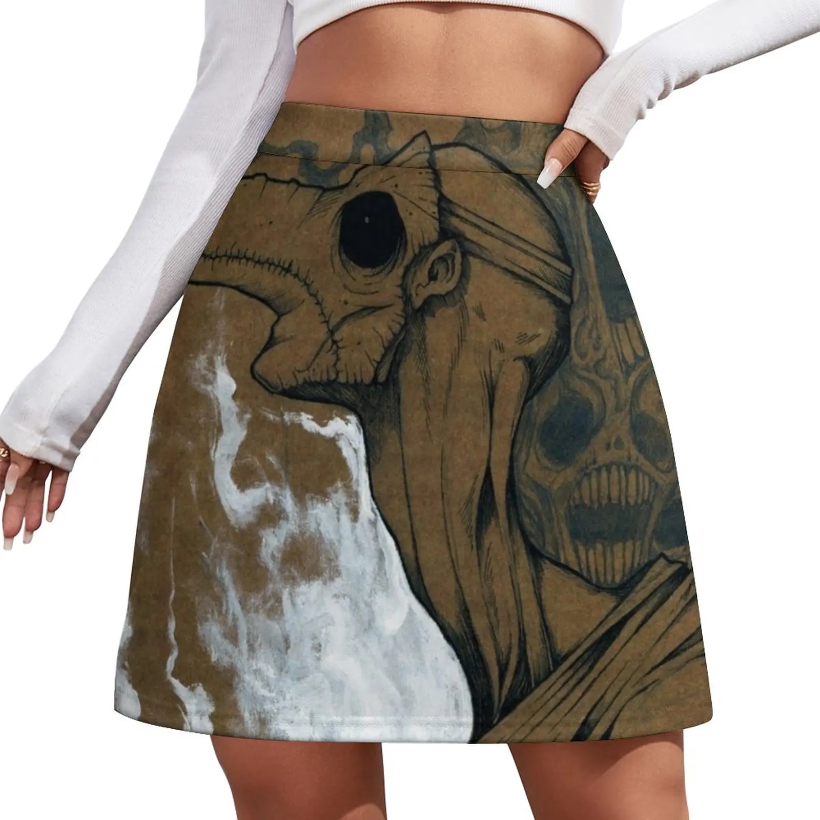 A plague of Sorrow Mini Skirt luxury clothes women women's clothing summer 2023 novelties