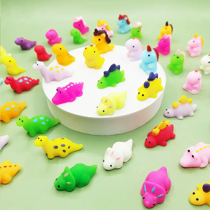 50PCS Kawaii Cute Mochi Dinosaur Squishy Fidget Toys For Kids Party Favors Goodie Bags stuffers Birthday Gifts Classroom Prizes