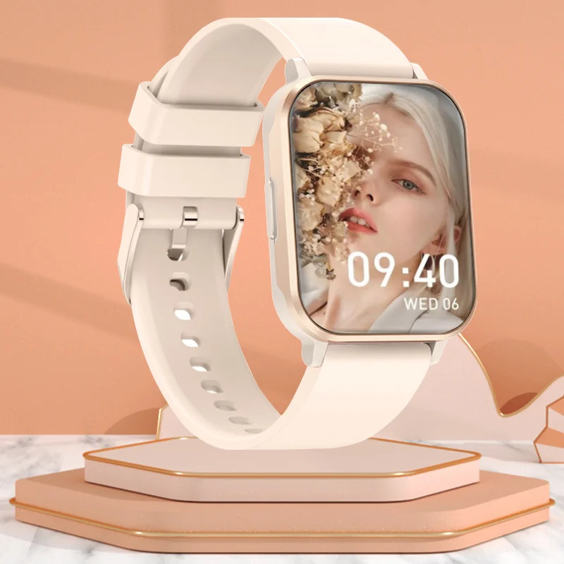 

2023 Now Smartwatch For Woman Smart Watches Women Rose Gold Wrist Watch I68 Bluetooth Call Fitness Watch For Android IOS IPhone