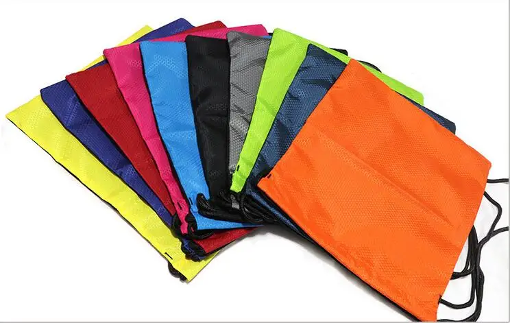 2022 Men's Women's Student Drawstring Bag Sports Waterproof Backpack Shoulder Bag Large Capacity Drawstring Pocket