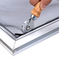 Upgrade Your  with a Durable Wooden Handle and Steel Wheel Rolling Tool for Installing Double Windows 1