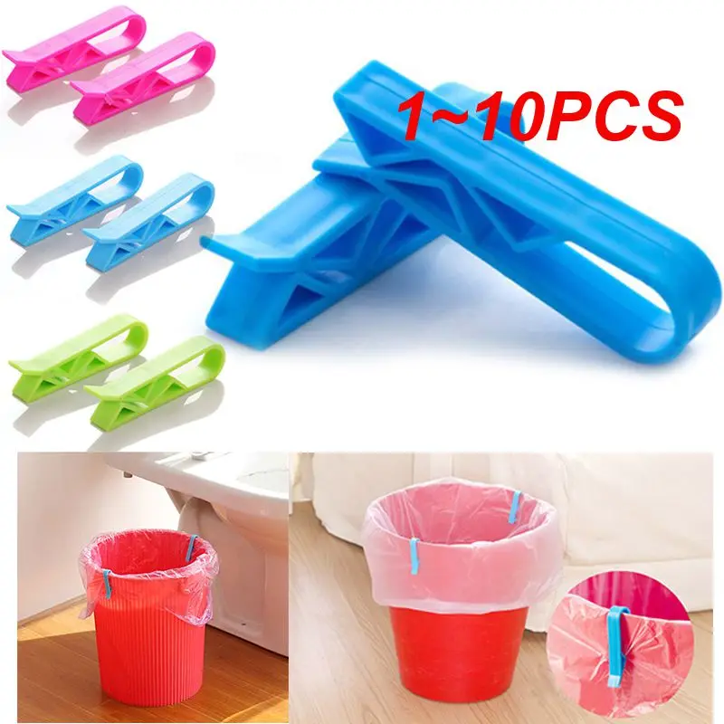 

1~10PCS Universal Trash Bag Fixed Clip Waste Basket Rubbish Bin Garbage Can Clamp