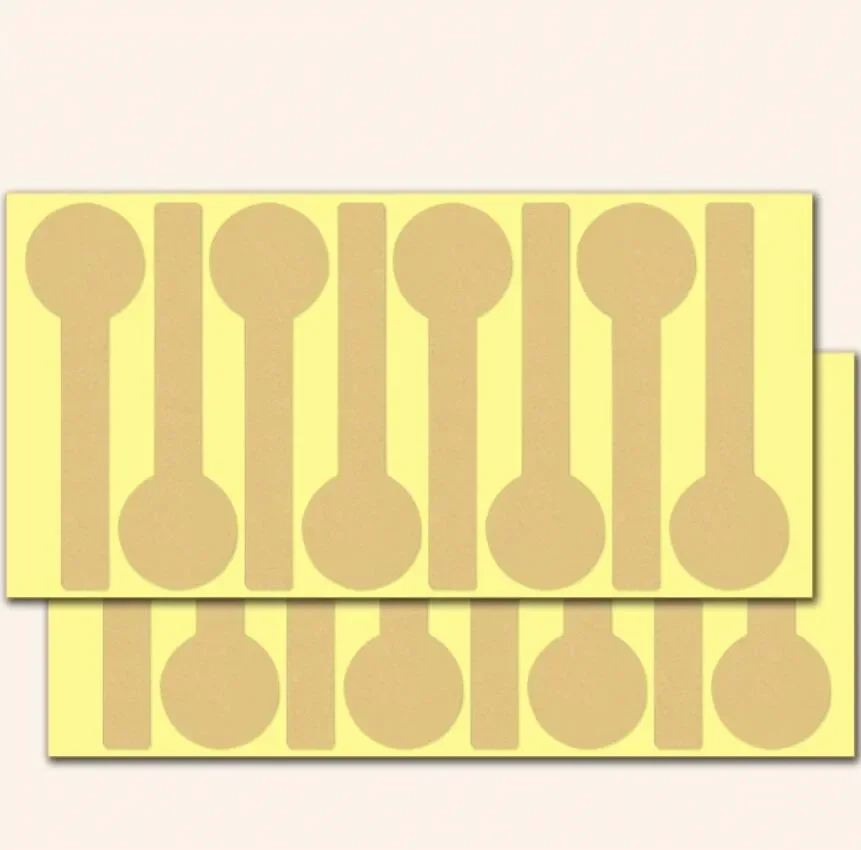 1000 Etichette Adesive Rotonde In Kraft - Personalizzabili Per Fai Da Te