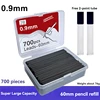 1000pcs Mechanical Pencil Lead 0.5/0.7/0.9mm 2B 60mm Art Drawing Automatic Pencil Replaceable Refills with 2 Tubes Stationery 6