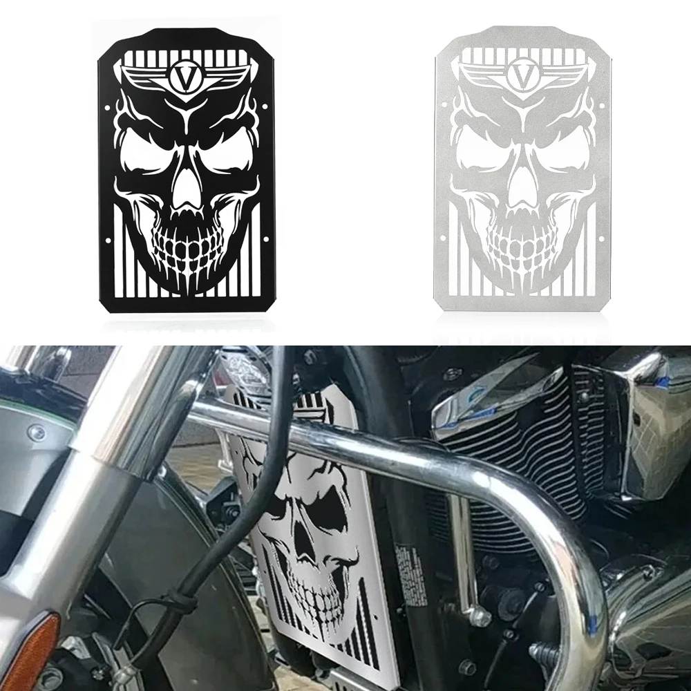 

For KAWASAKI Vulcan 900 VN 900 VN900 Classic LT Custom 2006-2024 Motorcycle Accessories Radiator Grille Guard Cover Protection