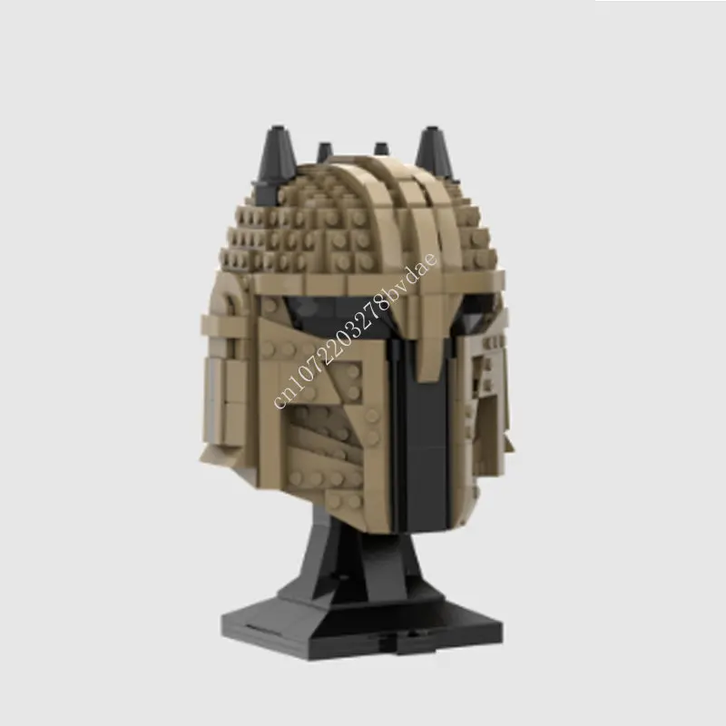 

674PCS MOC Space Battle Mandalorian Armorer Helmet Model Building Blocks Technology Bricks DIY Creative Assembly Toys Gifts