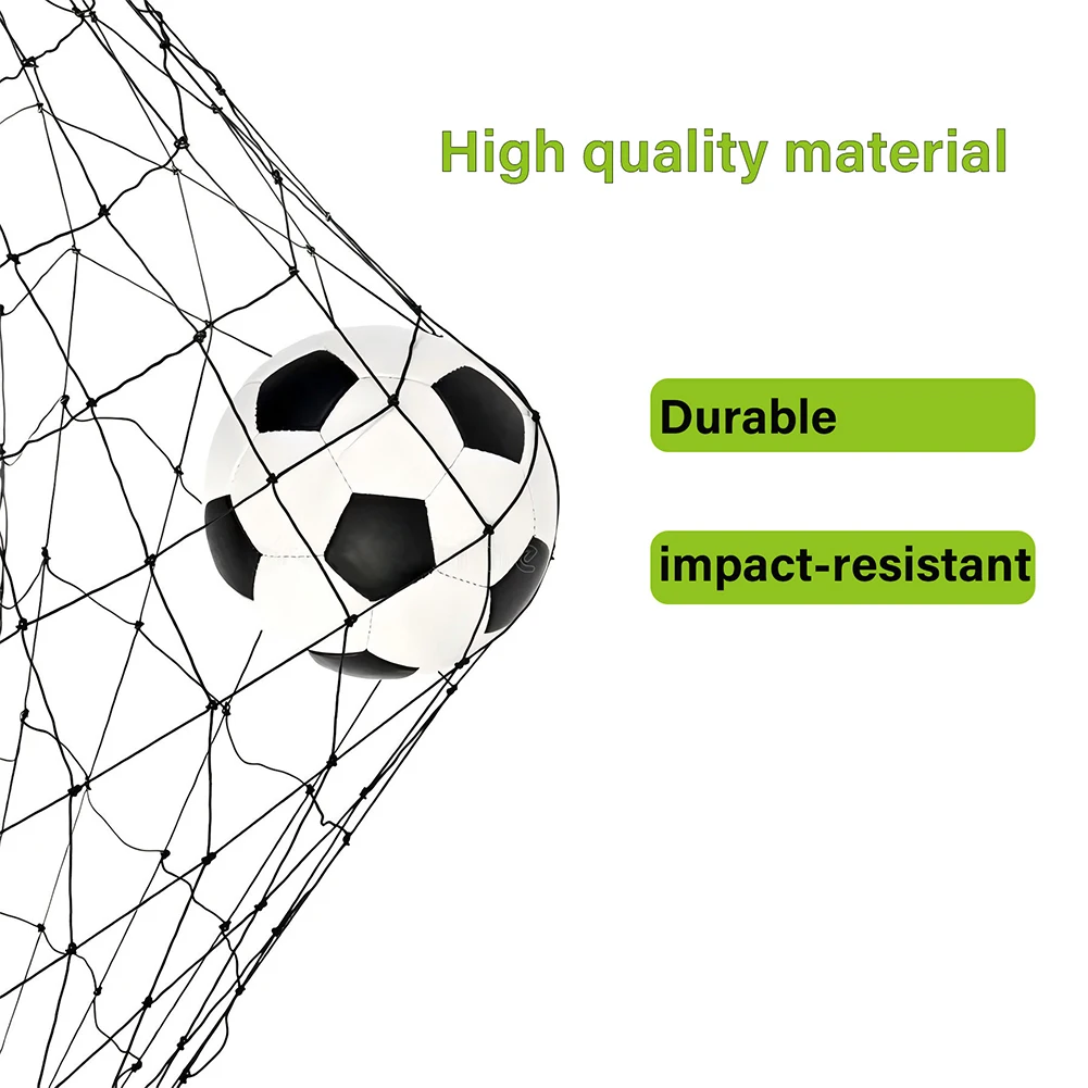 Practice Net Ball Sports Barrier Net Outdoor Soccer for Backyard Training with 10xBlack Straps