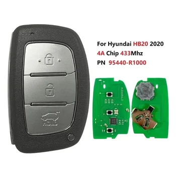 CN020305 Part Number 95440-R1000 95440-K3000 Keyless Remote For Hyundai HB20 2020 4A Chip 433Mhz  3 Button Car Key 1