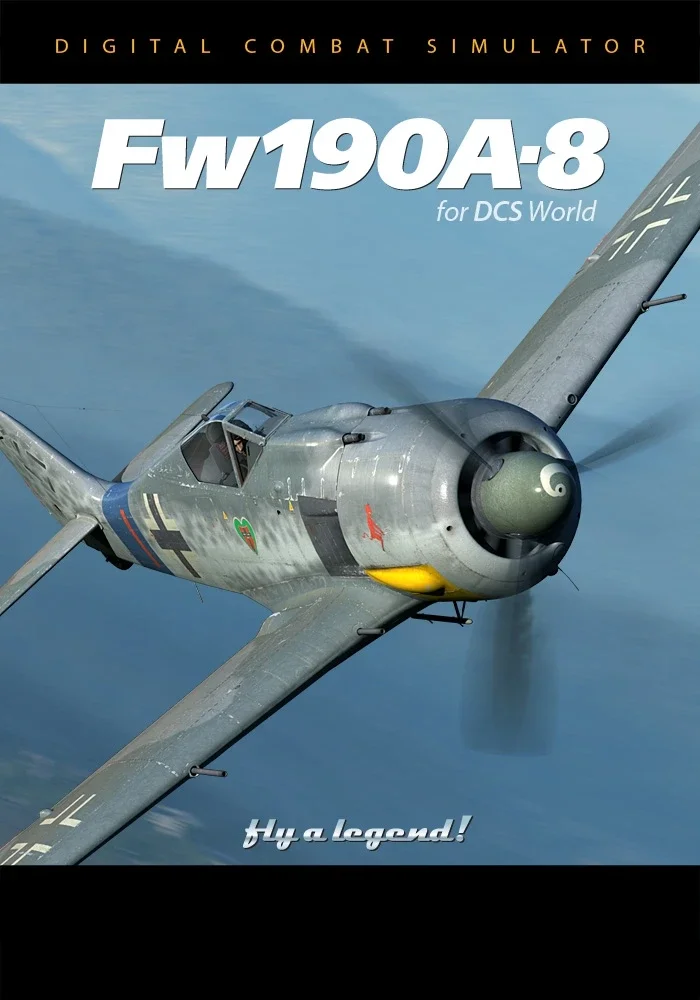 

FW190 A8 machine model DCS World genuine support Normandy Bay PK Spitfire ix