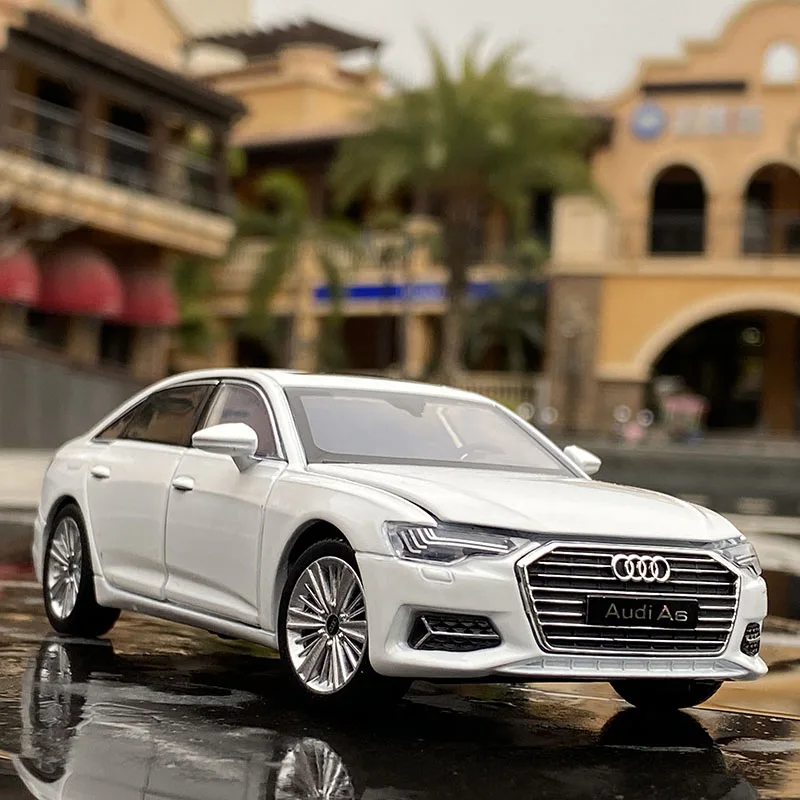 1:32 AUDI A6 Alloy Car Model Diecast & Toy Vehicles Metal Toy Car Model Collection Sound and Light Simulation Childrens Gift die cast toy cars Diecasts & Toy Vehicles