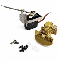 For 1/14 Tamiya RC Truck Tail Hook with Steering Engine Scania 770s Volvo Benz Man King Hauler Trailer Tractor LESU Tamiya Parts 1