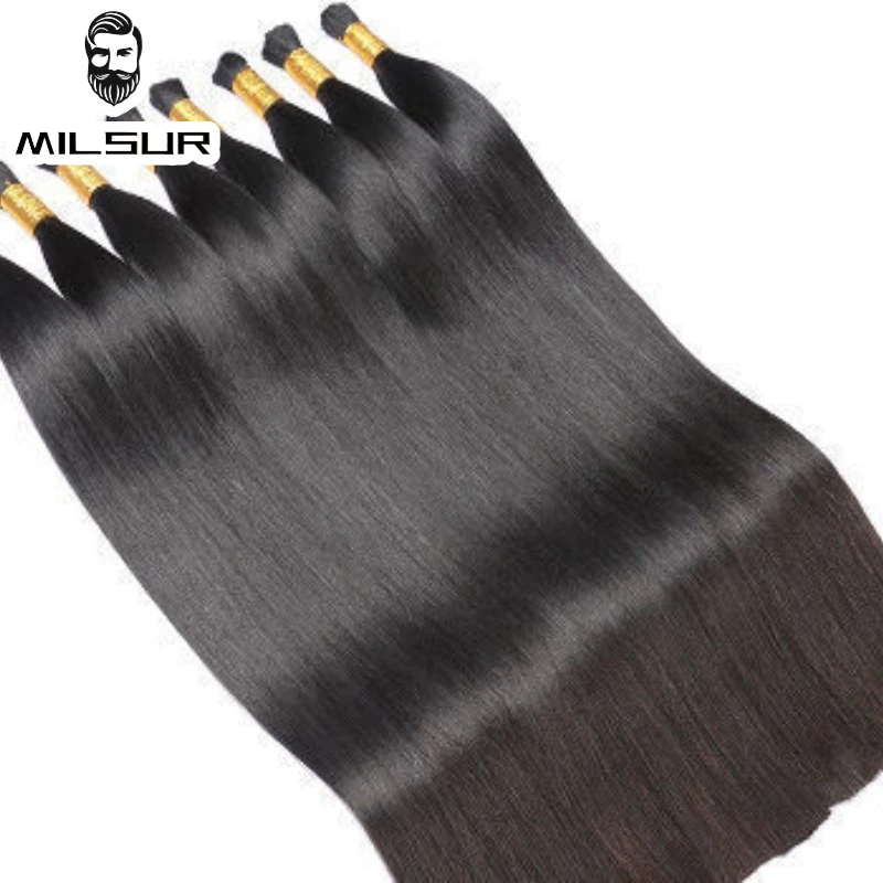 100% Remy Natural Human Bulk Hair Straight Hair For Braiding 50/100g Per Set Human Braiding Bulk Bundles 12-26 Inches human hair extensions