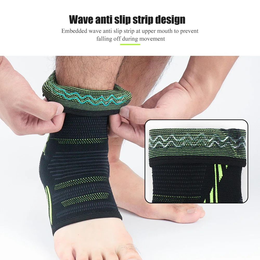 1Pcs Ankle Brace Socks Breathable Ankle Support Comfortable Stabilizer with Compression Wrap Suitable for Men Women Sports