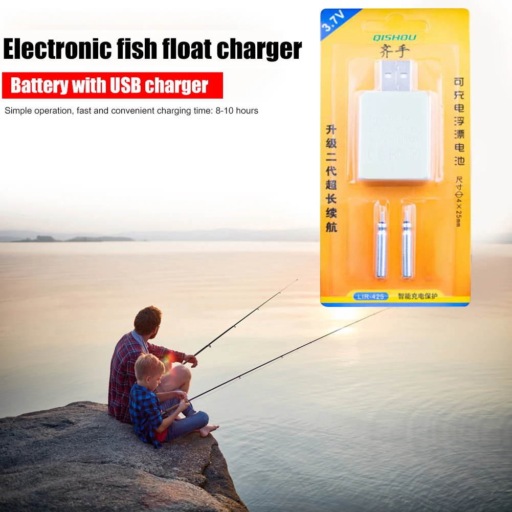 Fishing Electric Floats Universal Glowing Fishing Floats Rechargeable CR425 Battery High Sensitivity Fishing Accessories