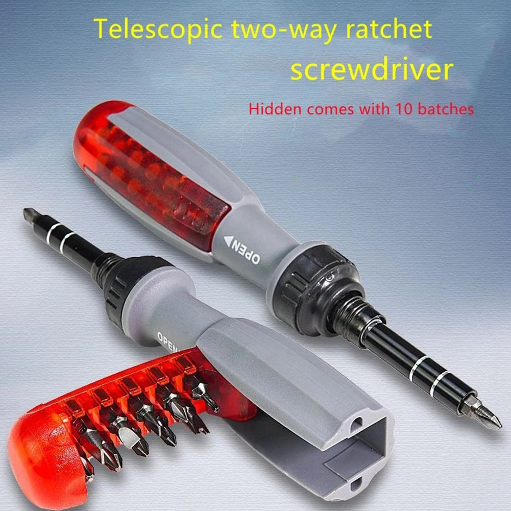 

11 In 1 Precision Ratchet Screwdriver Combo Set Telescopic Household Repair Tool For Hand Tool Screwdriver Sale